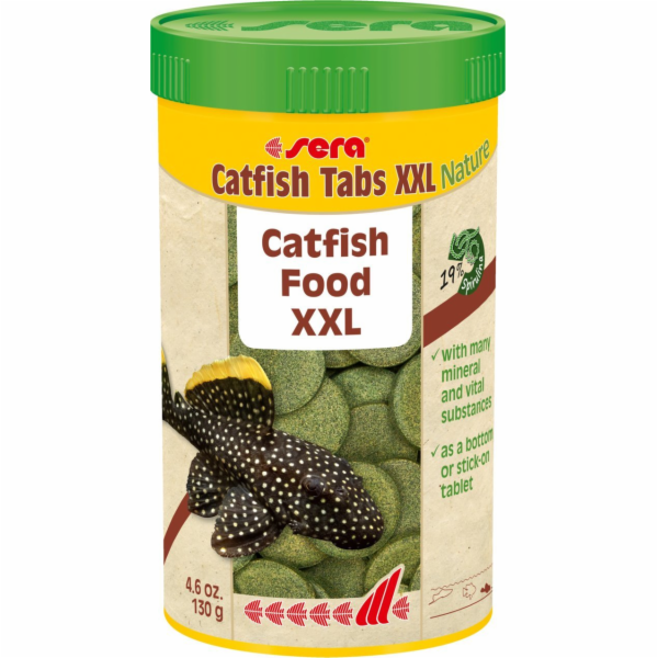 Sera Catfish Tabs Nature XXL 250 ml, tableta - krmivo pro...