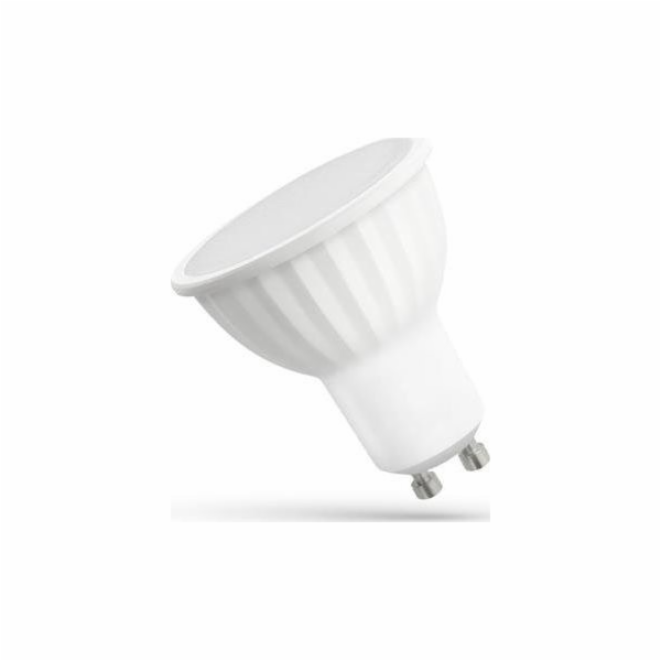 Spectrum LED LED GU10 230V 10W SMD CW s MILKY GLASS bílá ...