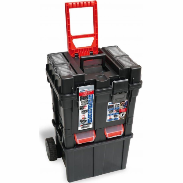 Vozík na nářadí Dedra Workshop na kolečkách se 4 ergoboxy