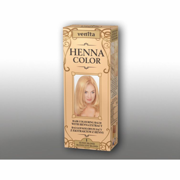 Venita Bylinné balzámy Henna Color 1 Sunny Blonde 75ml