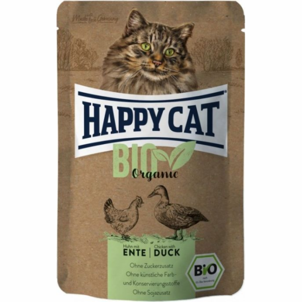 Happy Cat Bio Bio, mokré krmivo pro dospělé kočky, kuře a...