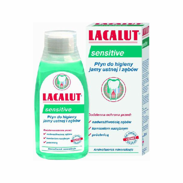 Lacalut Sensitive ústní voda 300 ml