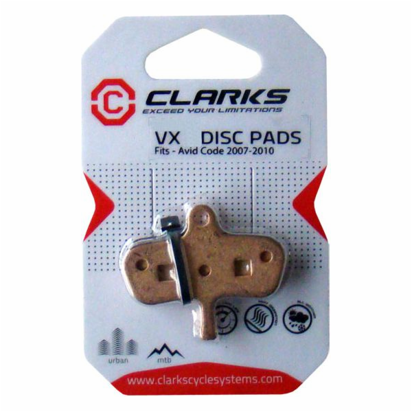 Organické brzdové destičky Clarks AVID (Code).
