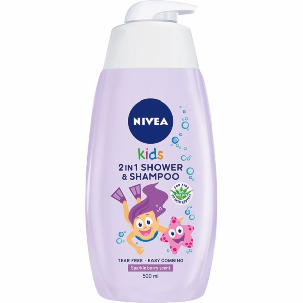 Nivea gel na mytí těla 2v1 borůvka