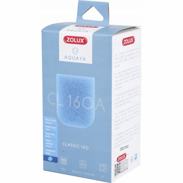 Vložka houbičky Zolux ZOLUX AQUAYA Blue Foam Classic 160