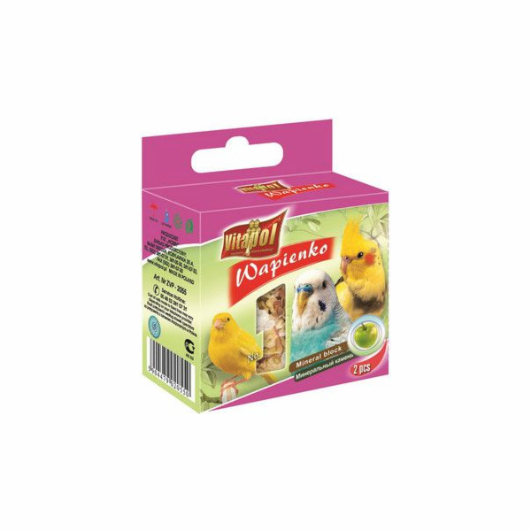 Vitapol Jablková vápencová kostka pro ptáčky Vitapol 35g