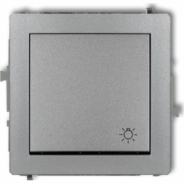Karlik Deco Button /světle/stříbrná metalíza (7DWP-5)