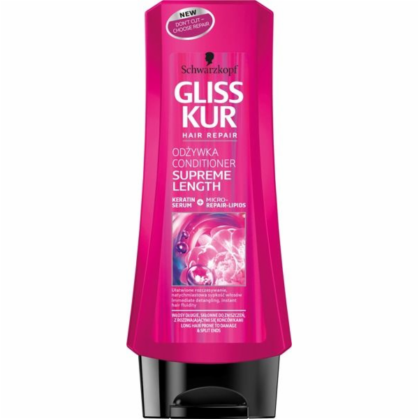 Schwarzkopf Gliss Kur Supreme Length vlasový kondicionér ...