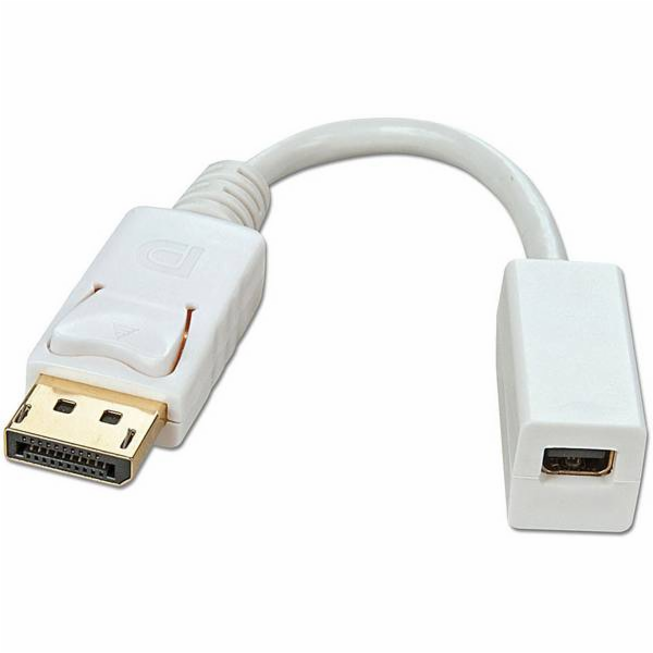 Lindy DisplayPort – DisplayPort Mini AV adaptér bílý (41060)