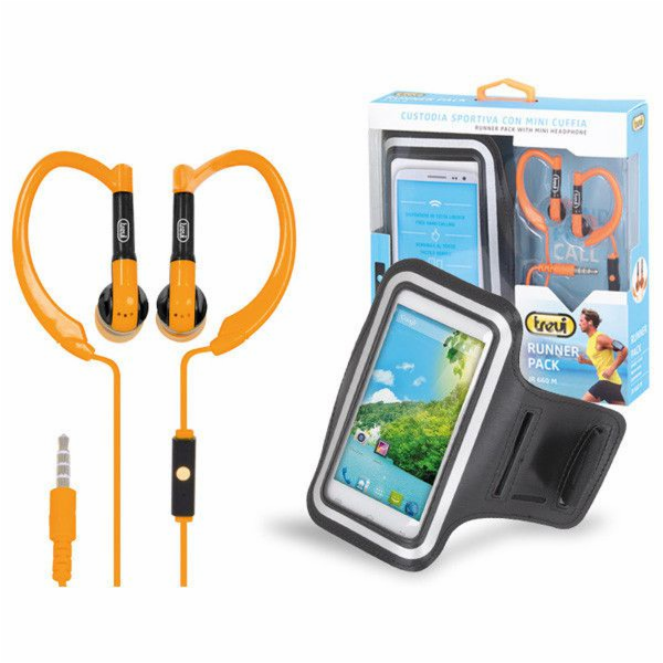 Sluchátka Trevi JR660 + běžecký pásek pro váš smartphone