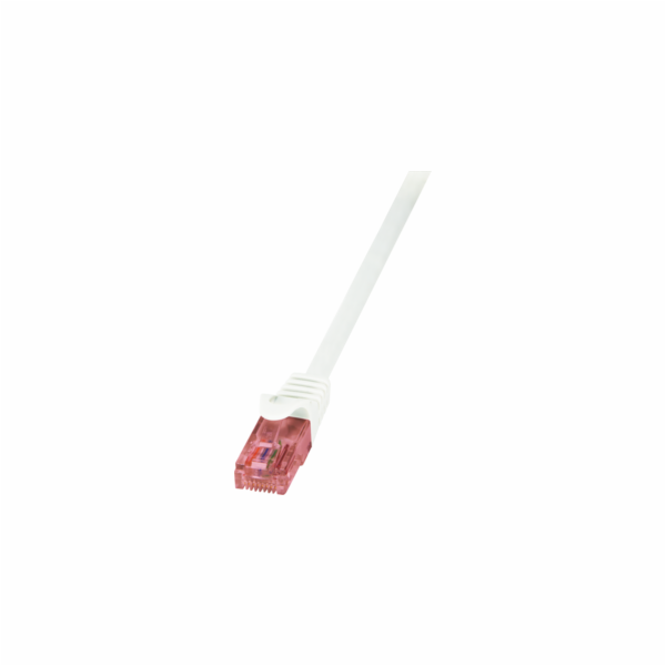 LogiLink Patchcord Primeline U/UTP, Cat6, 1m, bílý (CQ2031U)