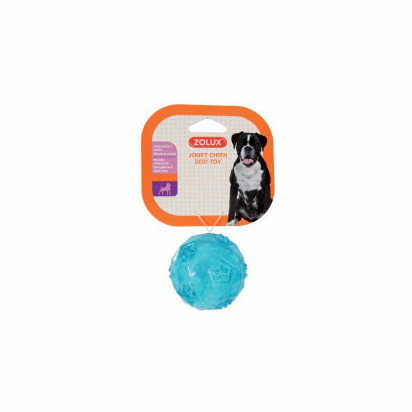 Zolux Toy TPR POP míč 7,5 cm tyrkysový
