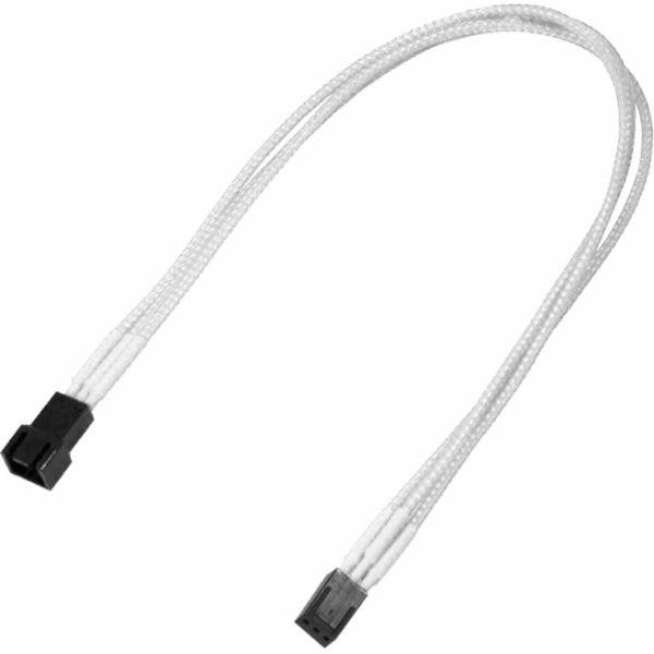 Nanoxia 3-pin Molex prodlužovací kabel 30cm, bílý (900400...