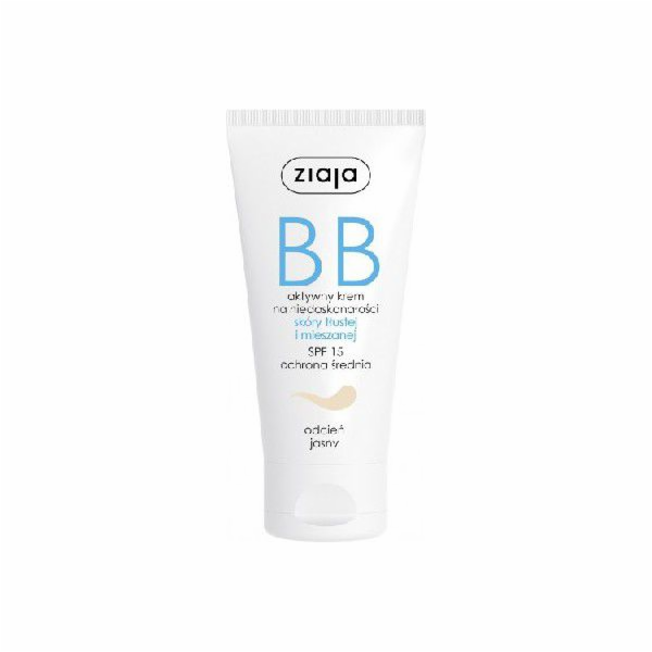 Ziaja BB KRÉM SVĚTÝ ODSTÍN PRO MASTNOU A SMÍŠENOU PLEŤ 50ml