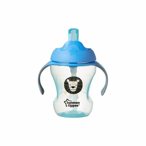 Tommee Tippee STŘÍBRNÝ HRNEK SE SLÁMNÍKEM 230ML (TT0311)