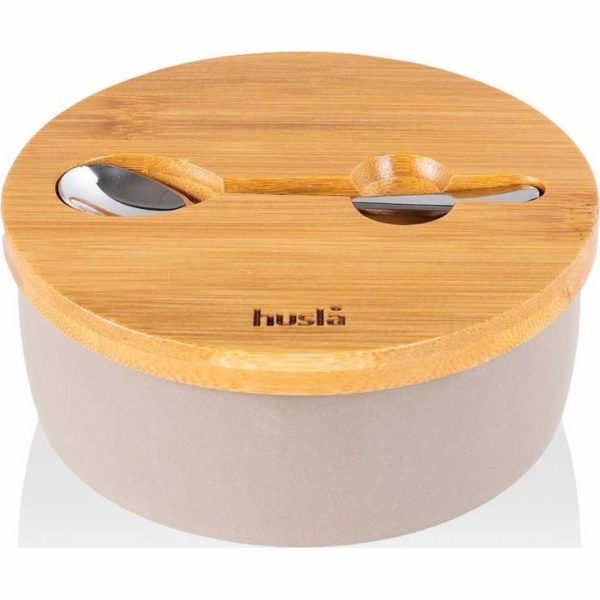 Husla keramická cukřenka se lžičkou (HYGGE)