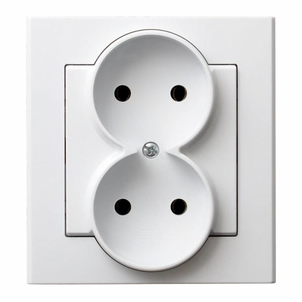 Ospel Socket Sonata dvojitá bílá (GP-2R/00)