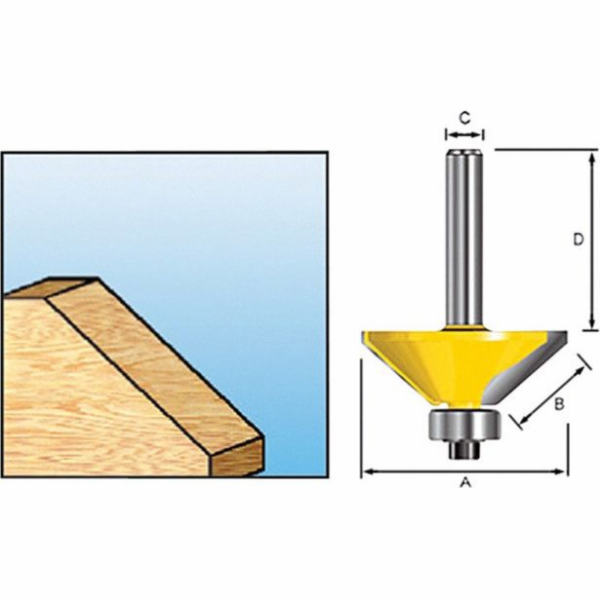 Makita Economy srážecí fréza s 23mm ložiskem (D-09494)