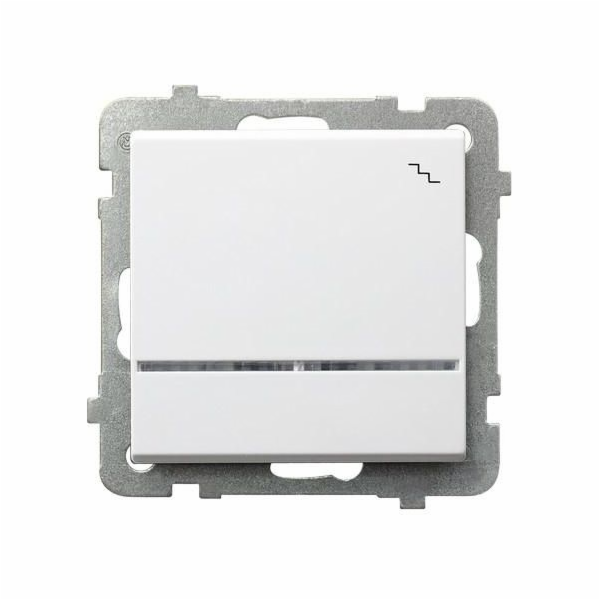 Ospel Single Sonata 16AX IP20 s bílým podsvícením (LP-3RS...