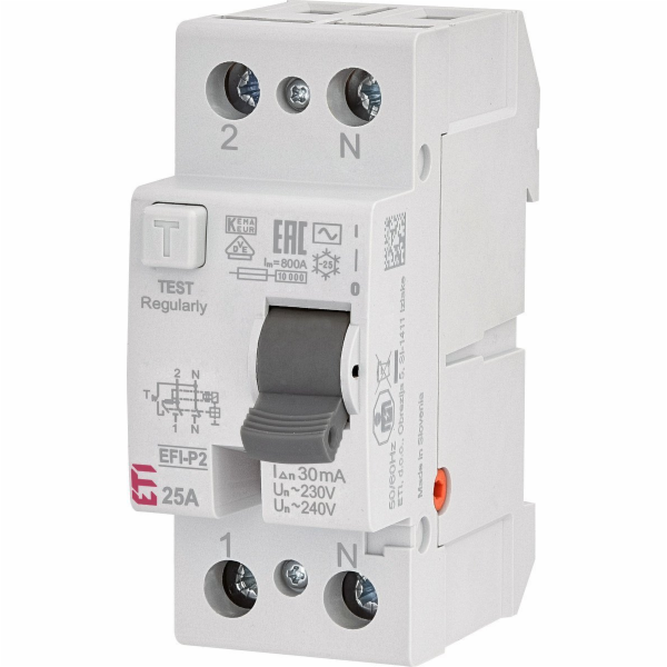 Eti-Polam Proudový chránič 2P 25A 0,03A EFI-P2 AC 25/0,03...