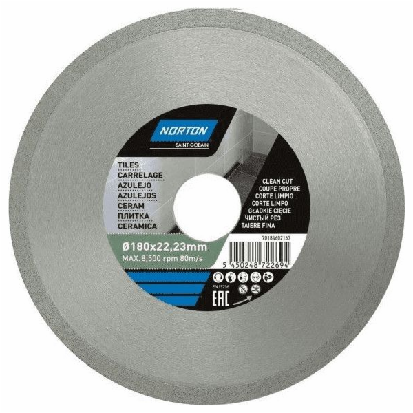 NORTON diamantový kotouč 115x22,2 mm průběžný standard (7...