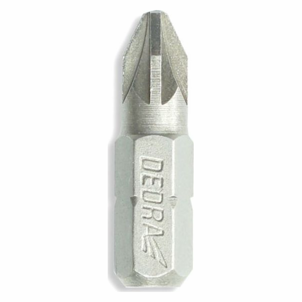 Dedra Pozidriv PZ1x25mm šroubovací bity, 10ks plastová kr...