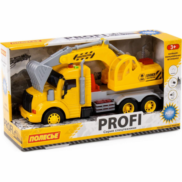 Bagr Polesie Polesie 86440 Profi  s pohonem, žlutý, světl...