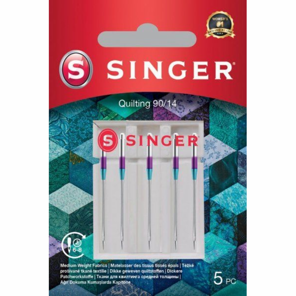 Šicí stroj Singer Singer 90/14 quiltovací jehla 5 ks