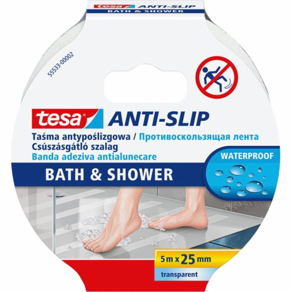TESA PROTISKLUZOVÁ PÁSKA ŠÍŘKA 25MM, DLOUHÁ 5M, PRO KOUPE...