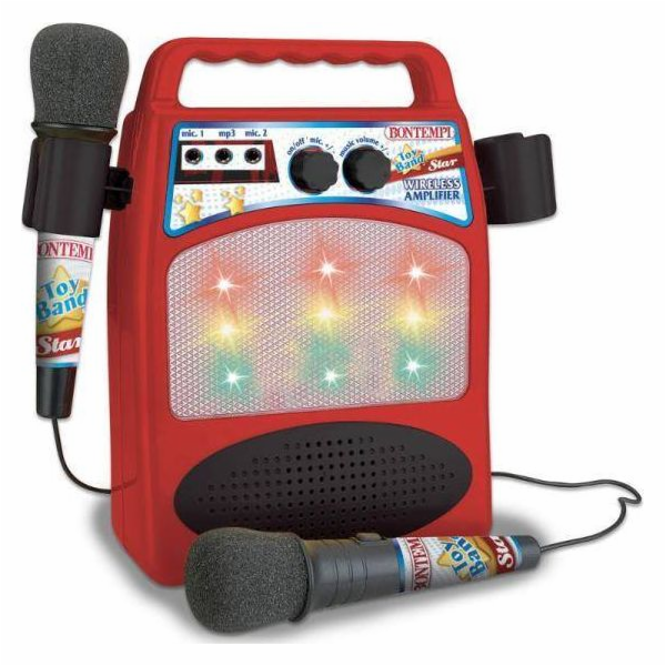 Dante Bontempi Zesilovač s mikrofony v krabici 36674