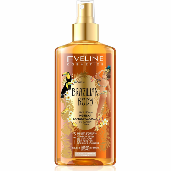 Brazilská tělová samoopalovací mlha Eveline 150 ml
