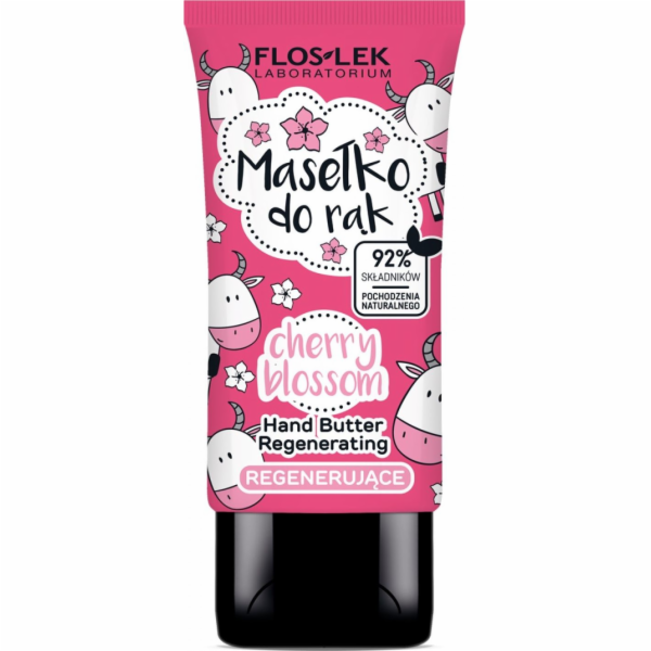 FLOSLEK Cherry Bloosom regenerační máslo na ruce 50 ml