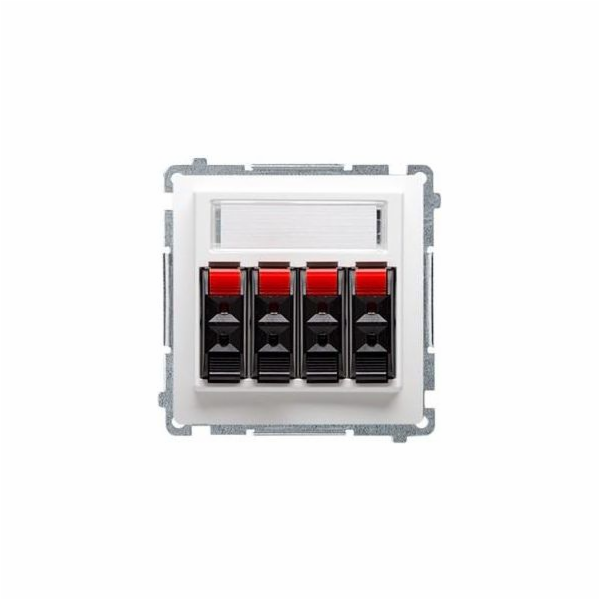 Kontakt-Simon Simon Basic Quad reproduktorová zásuvka s p...