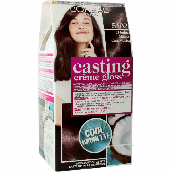 Barva L Oreal Paris Casting Creme Gloss 5102 cool moka