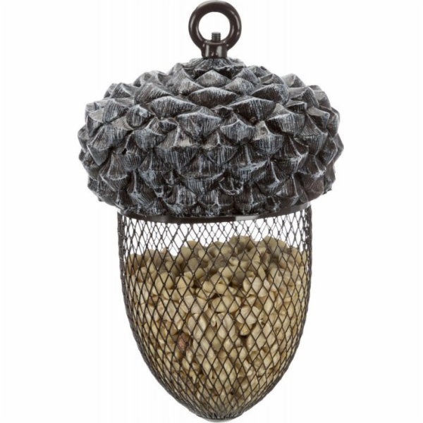 Trixie Acorn Feeder, 700 ml/14 × 22 cm, hnědá/bílá