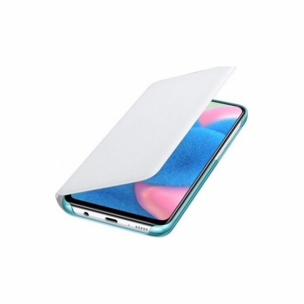 Pouzdro na peněženku Samsung EF-WA307PW A30s bílé/bílé A307