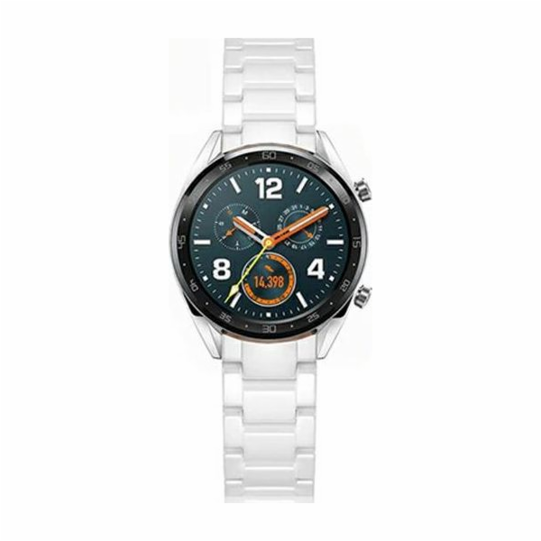 Beline Beline Řemínek k hodinkám 22mm Ocel bílá/bílá