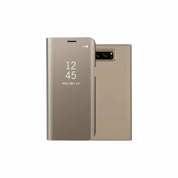 Pouzdro Clear View na Huawei P40 zlaté/zlaté
