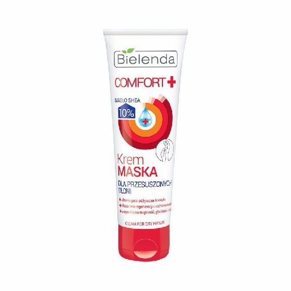 Bielenda Comfort + Krémová maska na suché ruce 75 ml