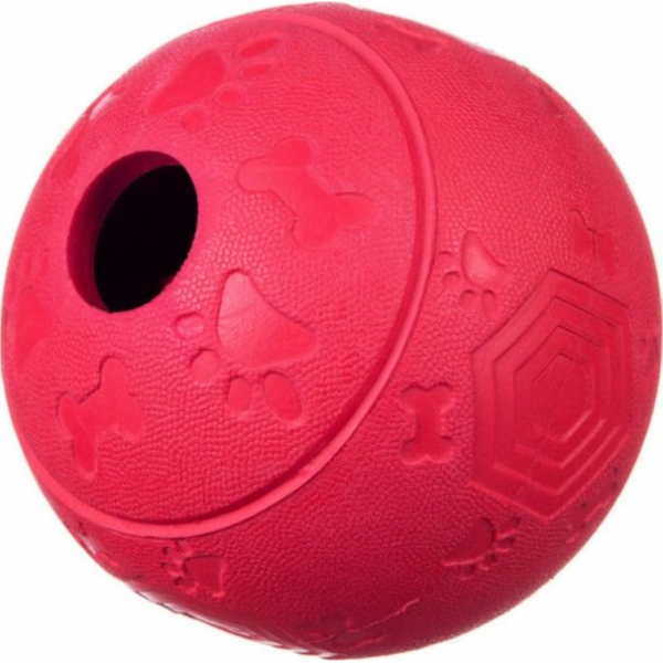 Míč Barry King Treat s bludištěm, červený, 8 cm
