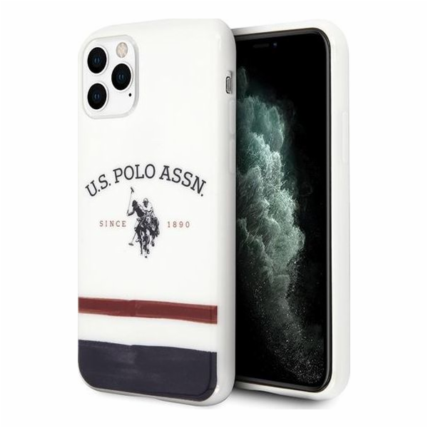 US Polo ASSN US Polo USHCN65PCSTRB iPhone 11 Pro Max bílá...