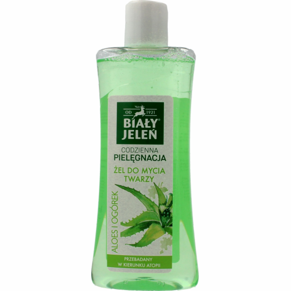 Bialy jelen denní mycí gel na obličej Aloe&Cucumber 265ml