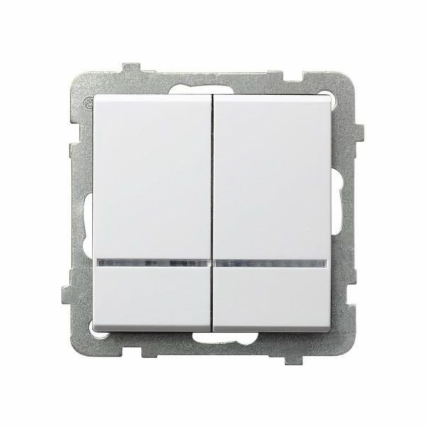 Ospel Sonata 16AX IP20 s bílým podsvícením (LP-2RS/m/00) ...
