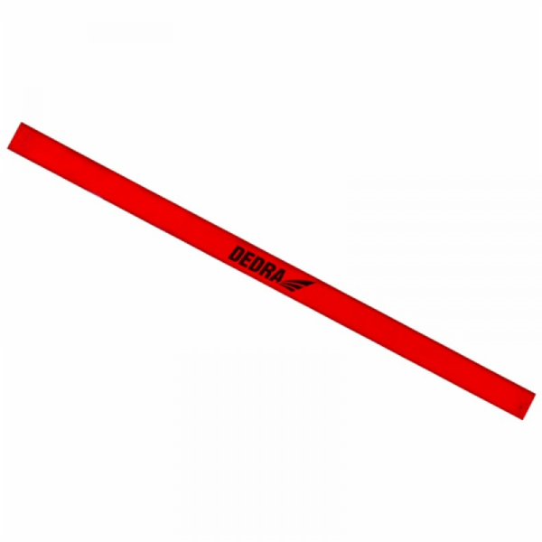 Dedra HB truhlářská tužka 24,5cm červená - M9003