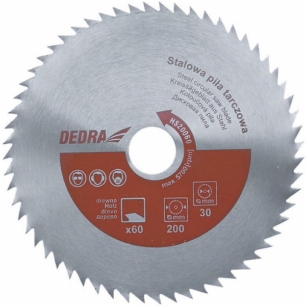 Dedra Steel kotoučová pila na dřevo 400x80x30 - HS40080