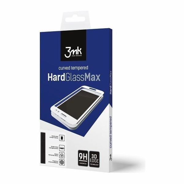 Tvrdé sklo 3MK MAX pro iPhone 8 černé