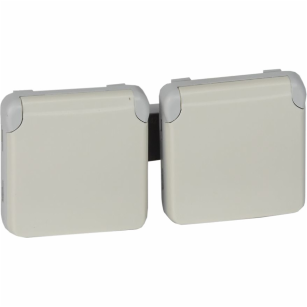 Legrand PLEXO55 Dvojitá zásuvka w/u 16A bílá (069642)