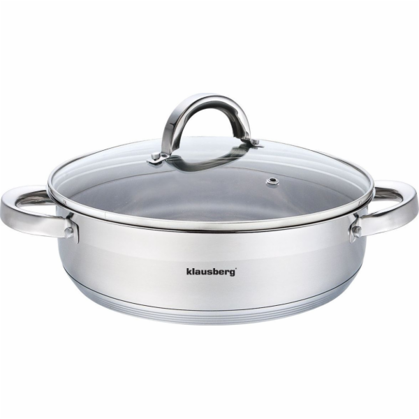 Klausberg HRNCEK PLOCHÝ S POKLIKOU 24cm KLAUSBERG KB-7172