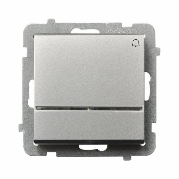 Ospel Bell Button Sonata 10AX IP20 Matt Silver (LP-6R/m/38)