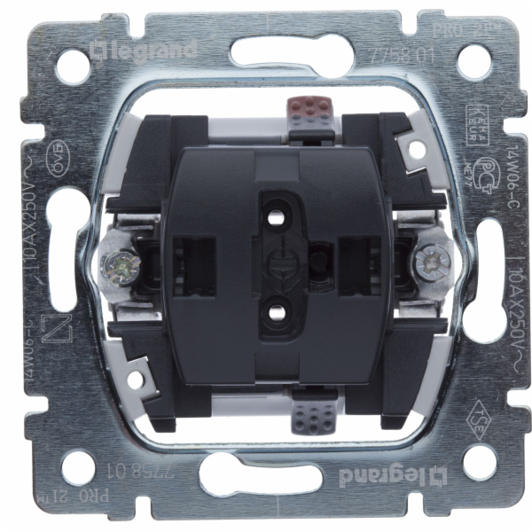 Legrand spínač pod omítku, 1pólový mechanismus (775801)